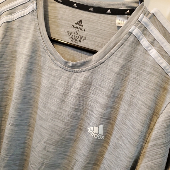 Adidas Men's Gray T-Shirt. Size XL. #JL - Picture 2 of 6